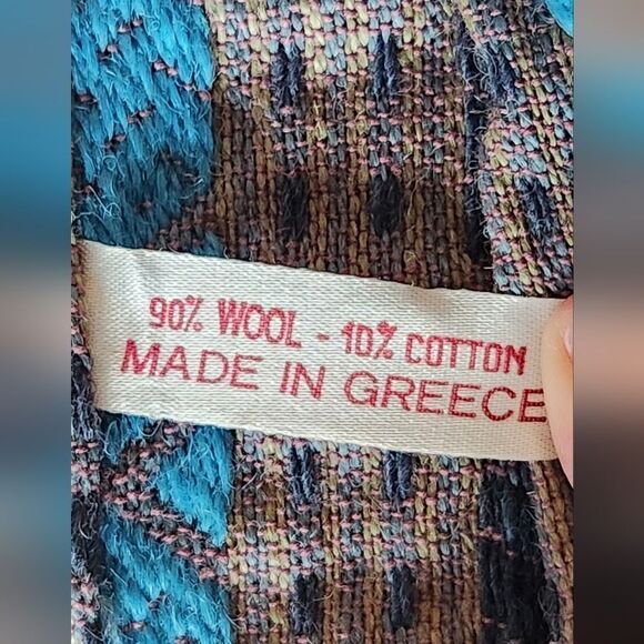 Boho Wool Bag Made In GREECE! - Picture 2 of 9